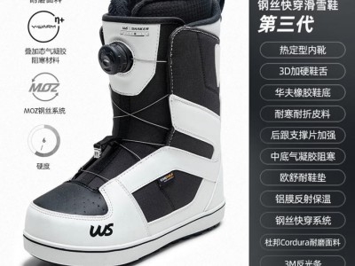 WS snowboards成人滑雪鞋 钢丝快穿